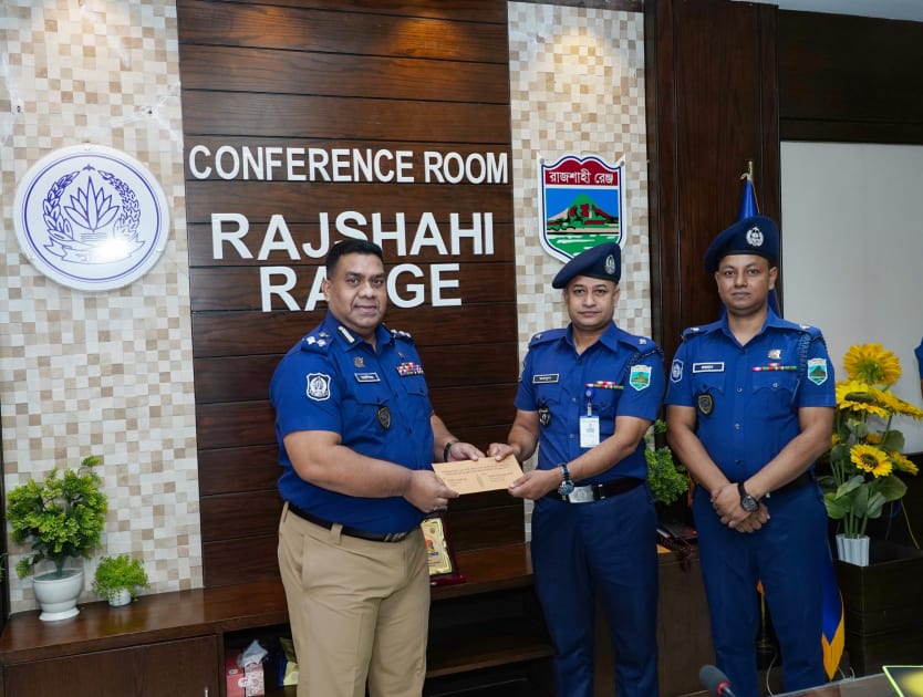 বগুড়া জেলার সেরা তদন্ত কর্মকর্তা শেরপুর থানার জয়নুল আবেদীন