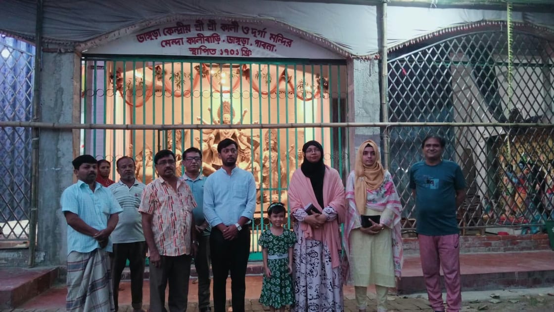 ভাঙ্গুড়ায় নতুন ইউএনও'র সহযোগিতায় দুর্গাপূজার প্রস্তুতি 