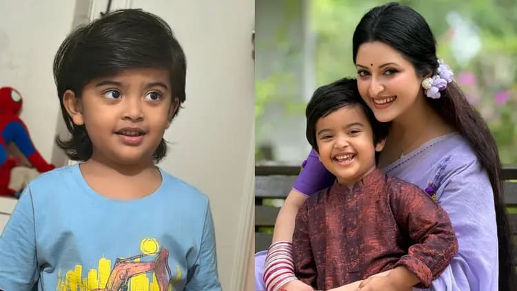 এআই ছাড়াই ছেলেকে নব্বই দশকের লুকে পরীমনির ছেলে, ছবি ঘিরে নেটিজেনদের প্রশংসা