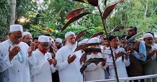 ধুনটে শহীদ আব্দুল মালেকের কবর জিয়ারত জামায়াত আমিরের