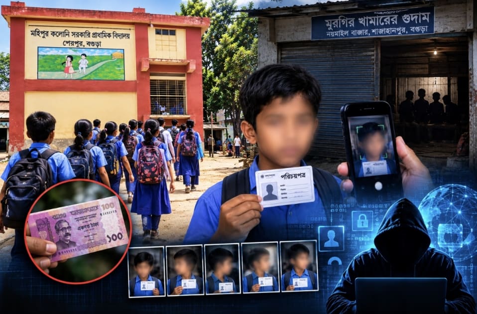 শেরপুরে শিশু শিক্ষার্থী আটক, নেপথ্যে কি সাইবার চক্র?