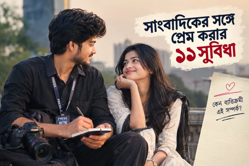 সাংবাদিকের সঙ্গে প্রেমের ১১ সুবিধা, কেন ব্যতিক্রমী এই সম্পর্ক?